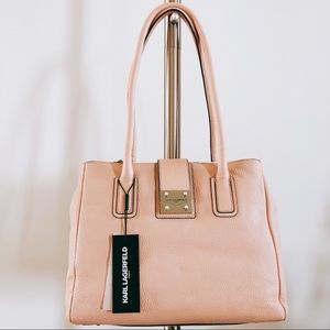 Karl Lagerfeld Paris Ali Pebble Leather Tote